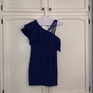 Dark blue dress from local boutique. Never worn.